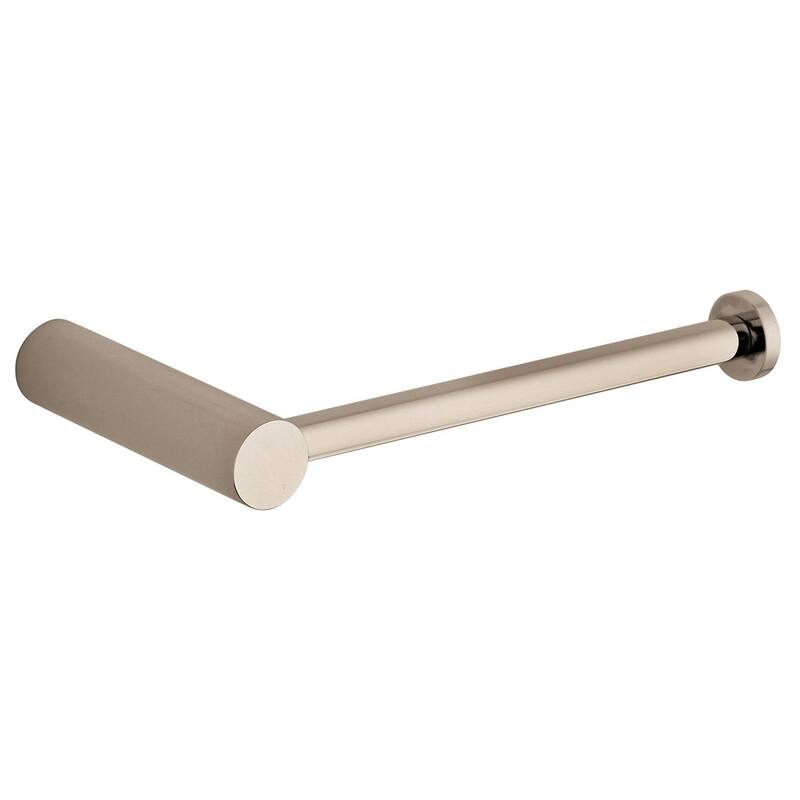 Round Collection Wall Mounted Toilet Paper Holder - Brushed Nickel
