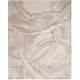 preview thumbnail 2 of 17, Nourison Brushstrokes Indoor only Abstract Area Rug 7' 10" x 9' 10" - Beige/Grey - Rectangle