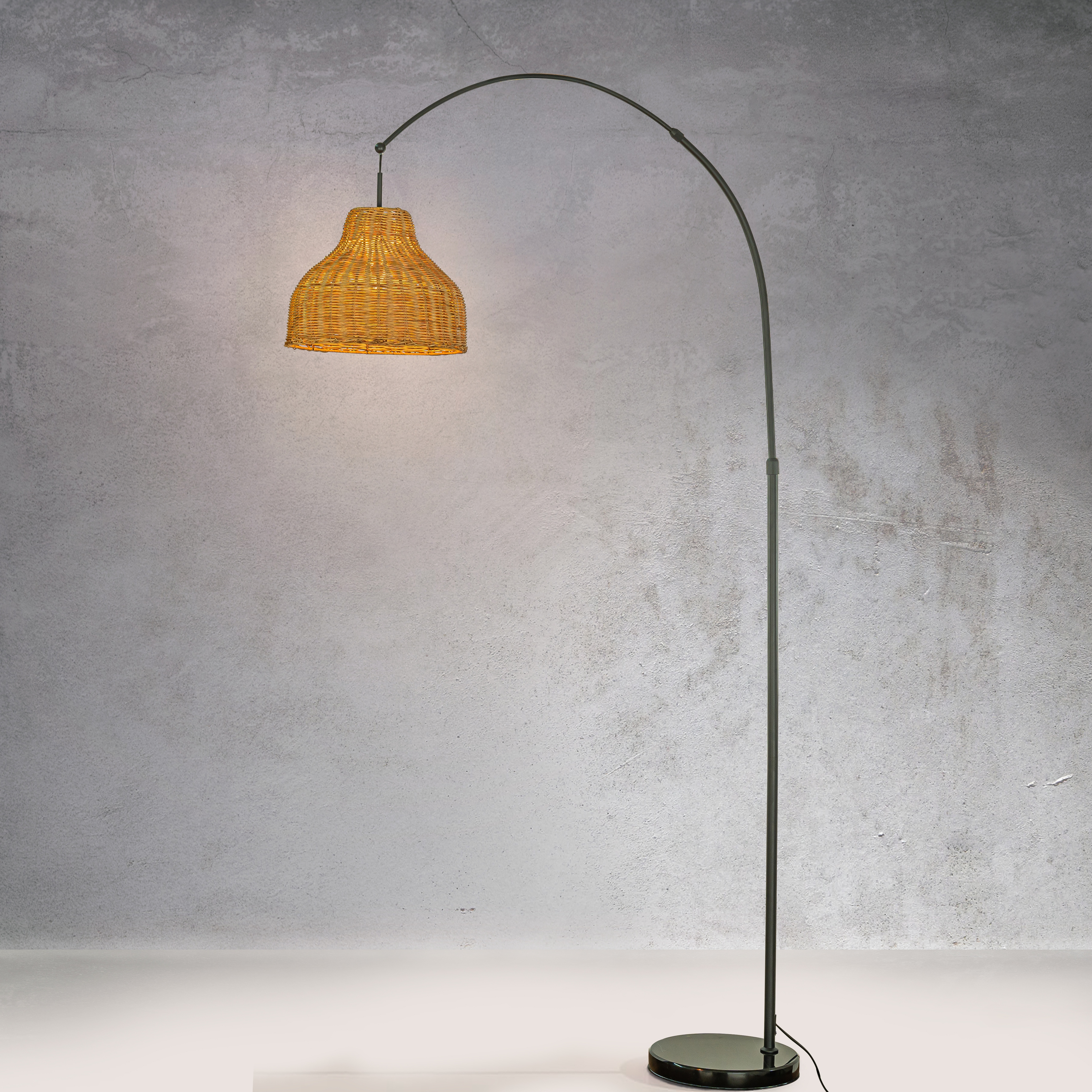 Lantern outlet floor lamp