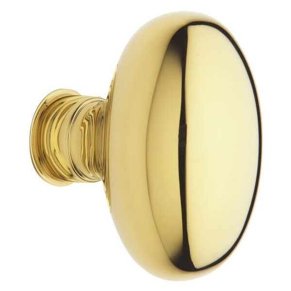Baldwin 5025 Pair of Egg Knobs without Rosette from the Estate Collection - Vintage Brass
