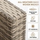 preview thumbnail 51 of 179, AOXUN Fire Pit Conversation Set Rattan Sofa Set Outdoor Furniture With Cushions
