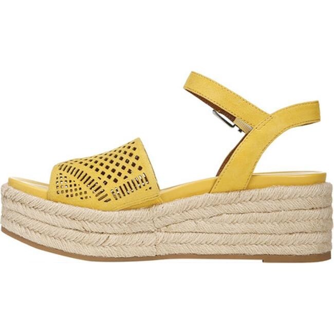 franco sarto coastal espadrille wedge sandal yellow