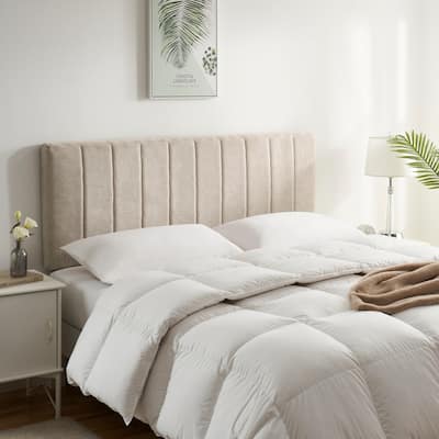 Empyrean Upholstered Wall Mounted Easy Assemble Channel Stitched Headboard