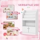 preview thumbnail 5 of 12, Kids Bookcase with 3 Shelves, 1 Storage Compartment and 1 Cabinet