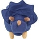 preview thumbnail 11 of 14, Critter Sitters 15-In. Seat Height Denim Blue Triceratops Dino Storage Ottoman, Furniture for Nursery, Bedroom, and Playroom