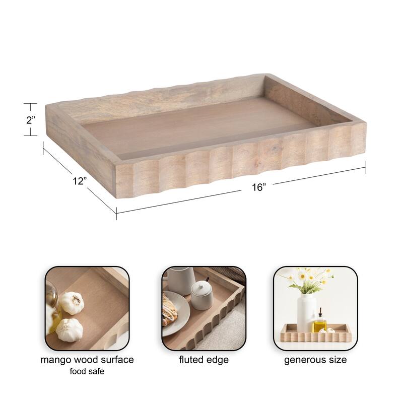 Kate and Laurel Lissi Rectangle Tray