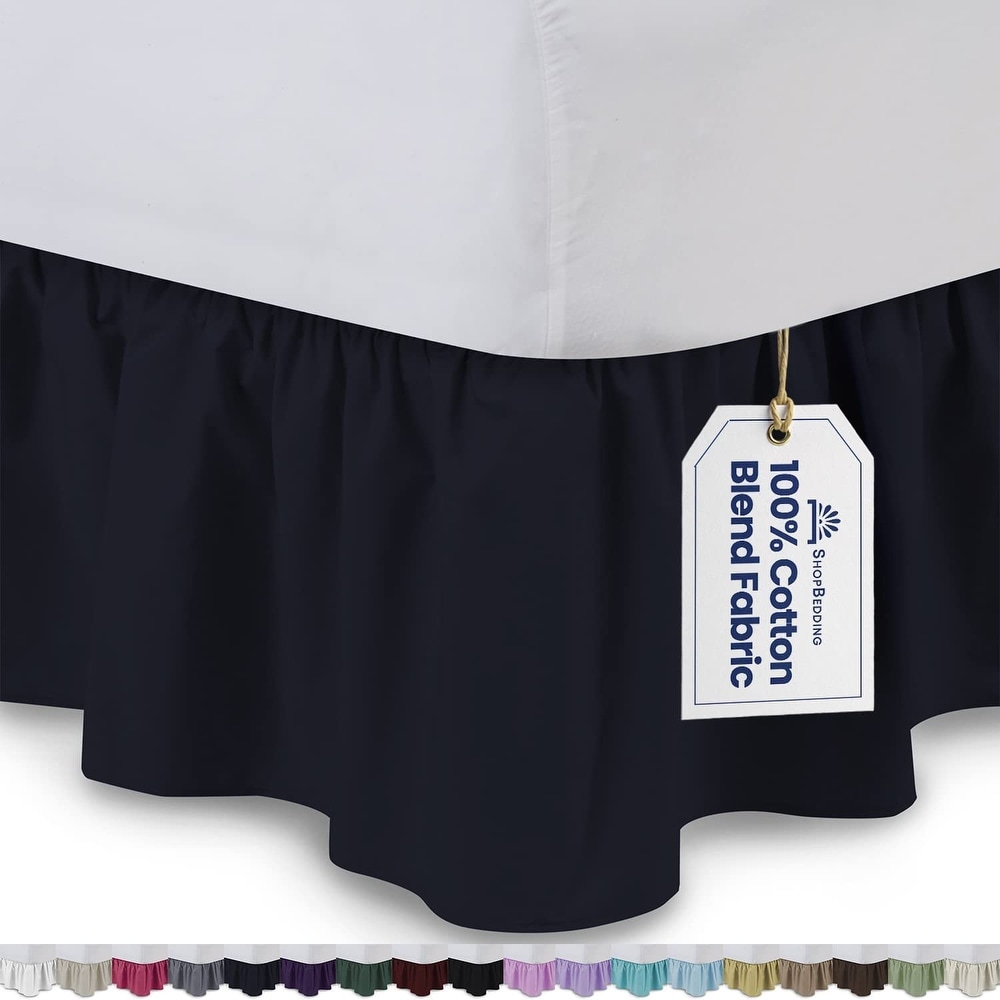 Blue Bed Skirts Bed Bath Beyond
