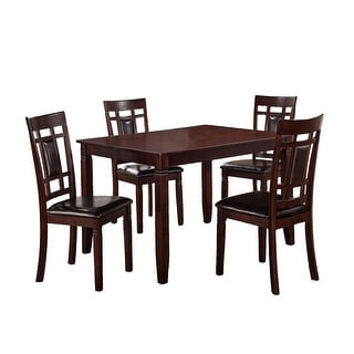 5 Piece Rectangle Dining Room Set,Cherry - Bed Bath & Beyond - 42729642