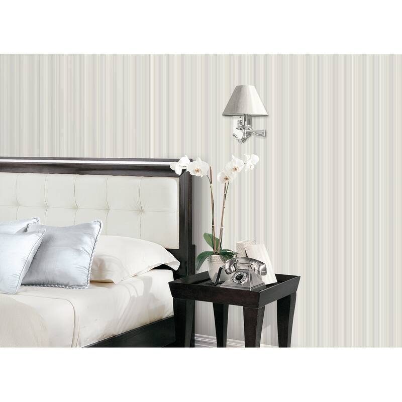 Galerie Wallcoverings Smart Stripes 2 Pinstripe Stripe Vinyl on Non-Woven Matte Wallpaper Roll