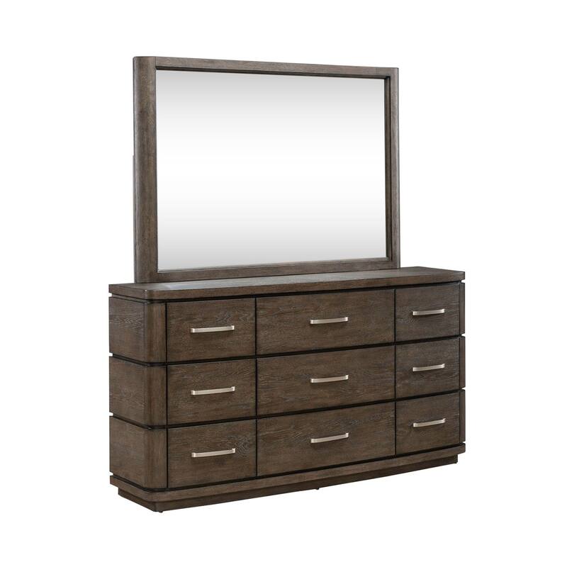 Liberty Furniture Cascade Falls Oak Wood Dresser, Optional Mirror