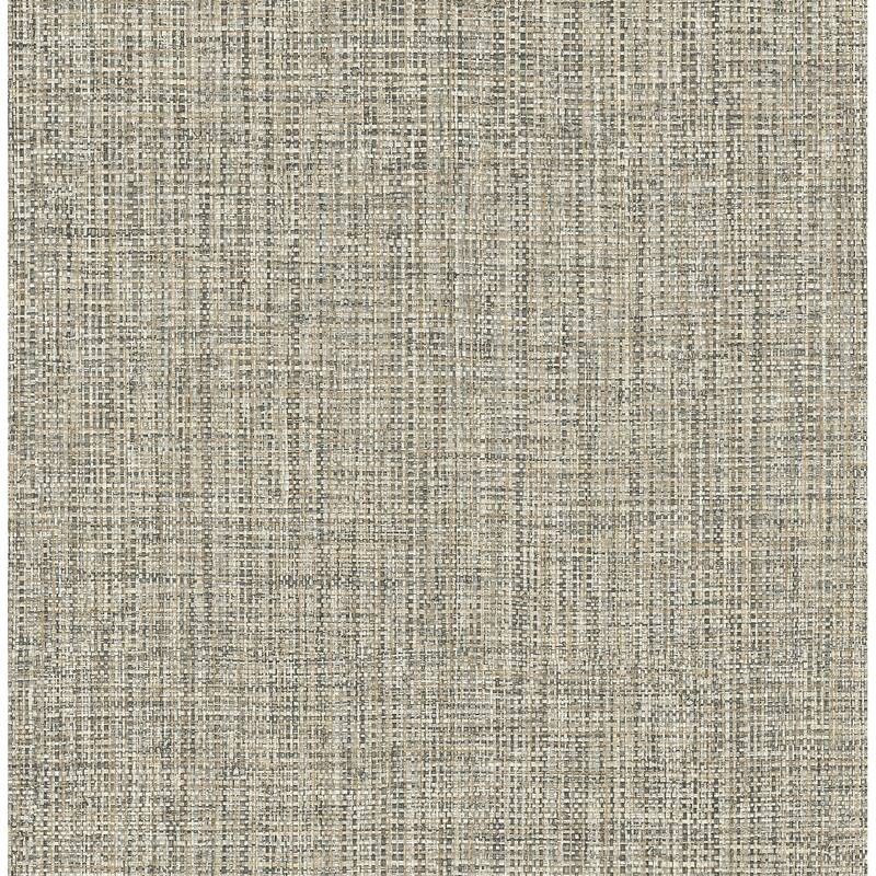 A-Street Prints Rattan Coffee Woven Wallpaper