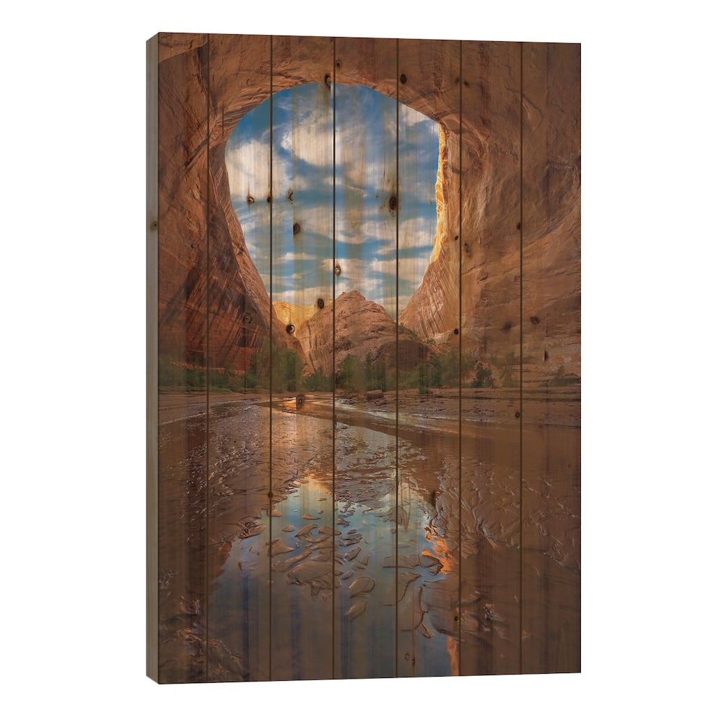 Coyote Gulch Print On Wood by Dustin LeFevre - Multi-Color