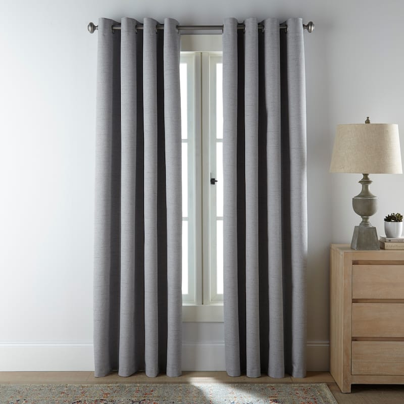 Nanshing Skye Set of 2 Blackout Curtain Panels - Grey