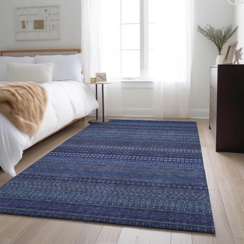Premium Washable Super Soft Boho Stripes Mayfield Rug