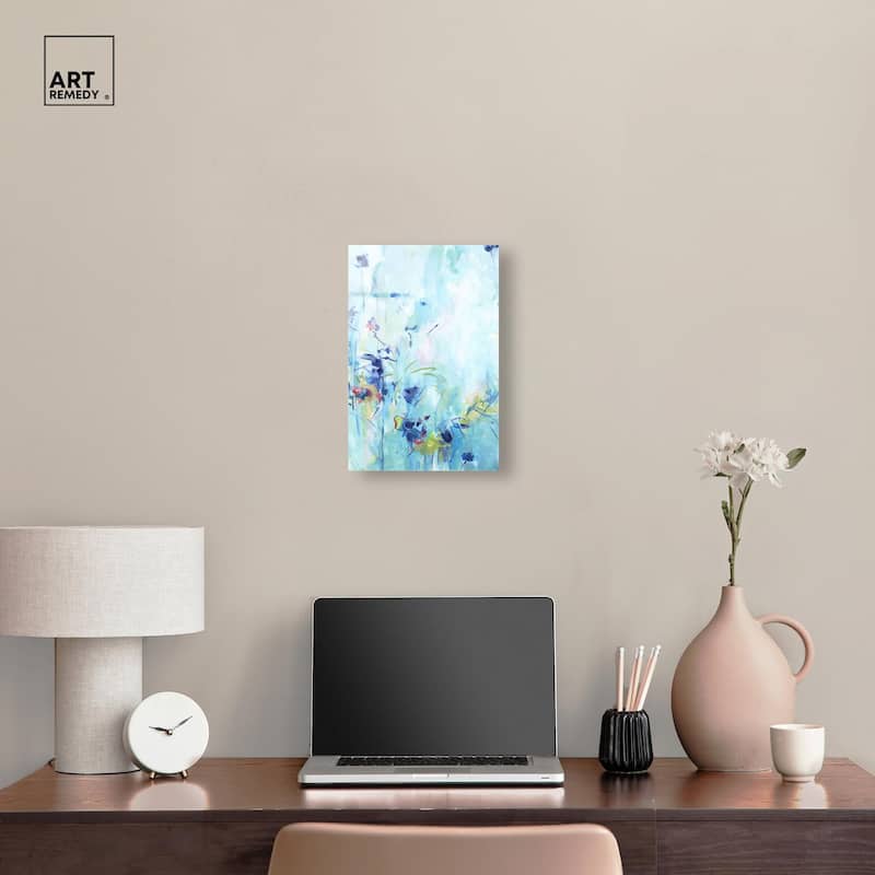 Heavenly Blue I Acrylic by Art Remedy, Ready to Hang