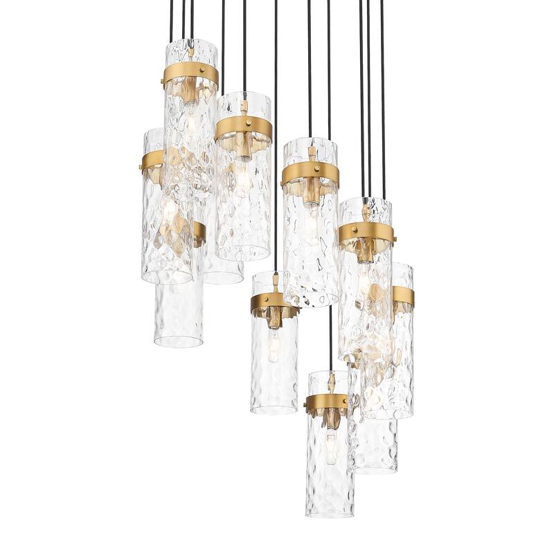 Z-Lite 7002P5-11R Fontaine 11 Light 27" Wide Chandelier - Rubbed Brass