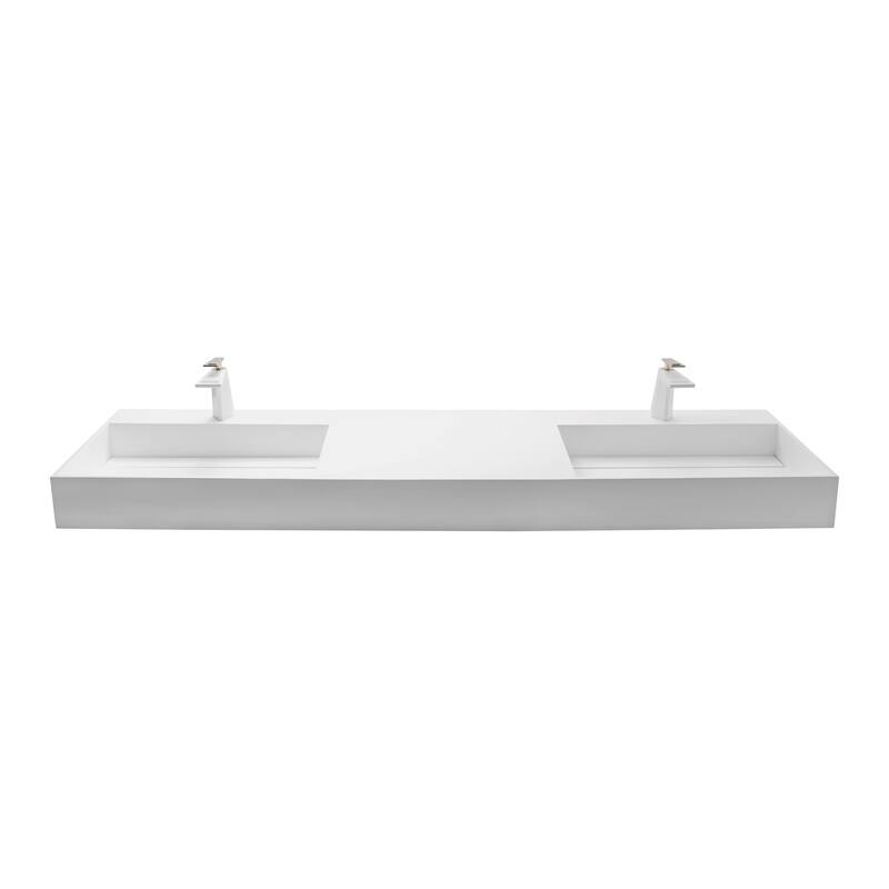 Amelia 36" - 72" Solid Surface Bathroom Vanity Top