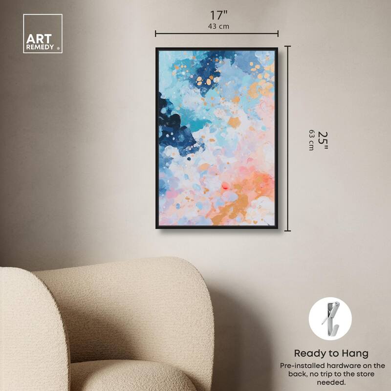 Vibrant Vortex Canvas by Art Remedy