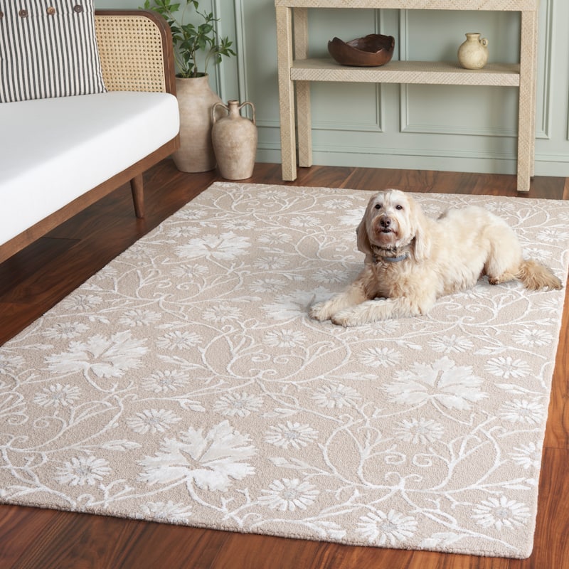 SAFAVIEH Handmade Glamour Hadwiga Wool Rug
