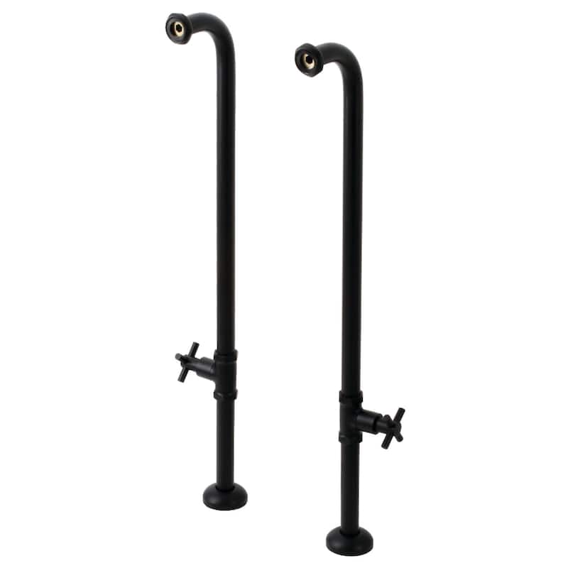 Kingston Brass Concord 27-3/4" Freestanding Tub Supply Line - Matte Black