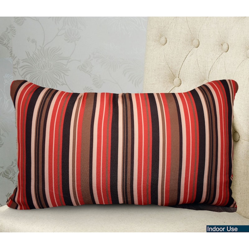 Decorative Indoor Outdoor Waterproof Throw Pillows 12''x20'' Inches with Inserts for Your Patio Furniture, Chairs, Indoor Décor