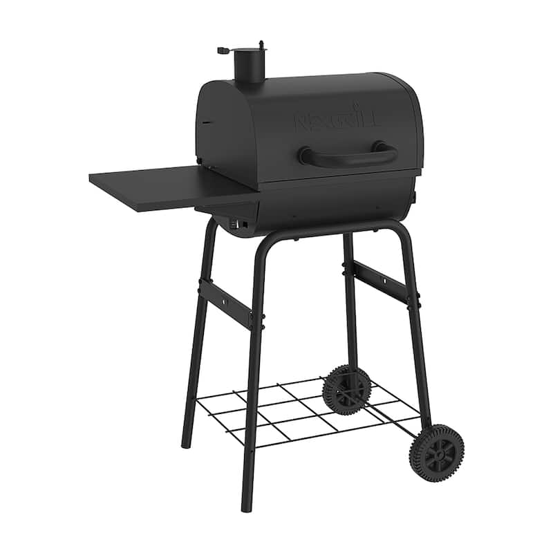 Nexgrill 17.5" Charcoal Barrel Grill w/ Side Table