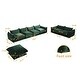preview thumbnail 31 of 45, 7 Pieces Modular Sectional Sofa Set for Living Room Furniture Sets