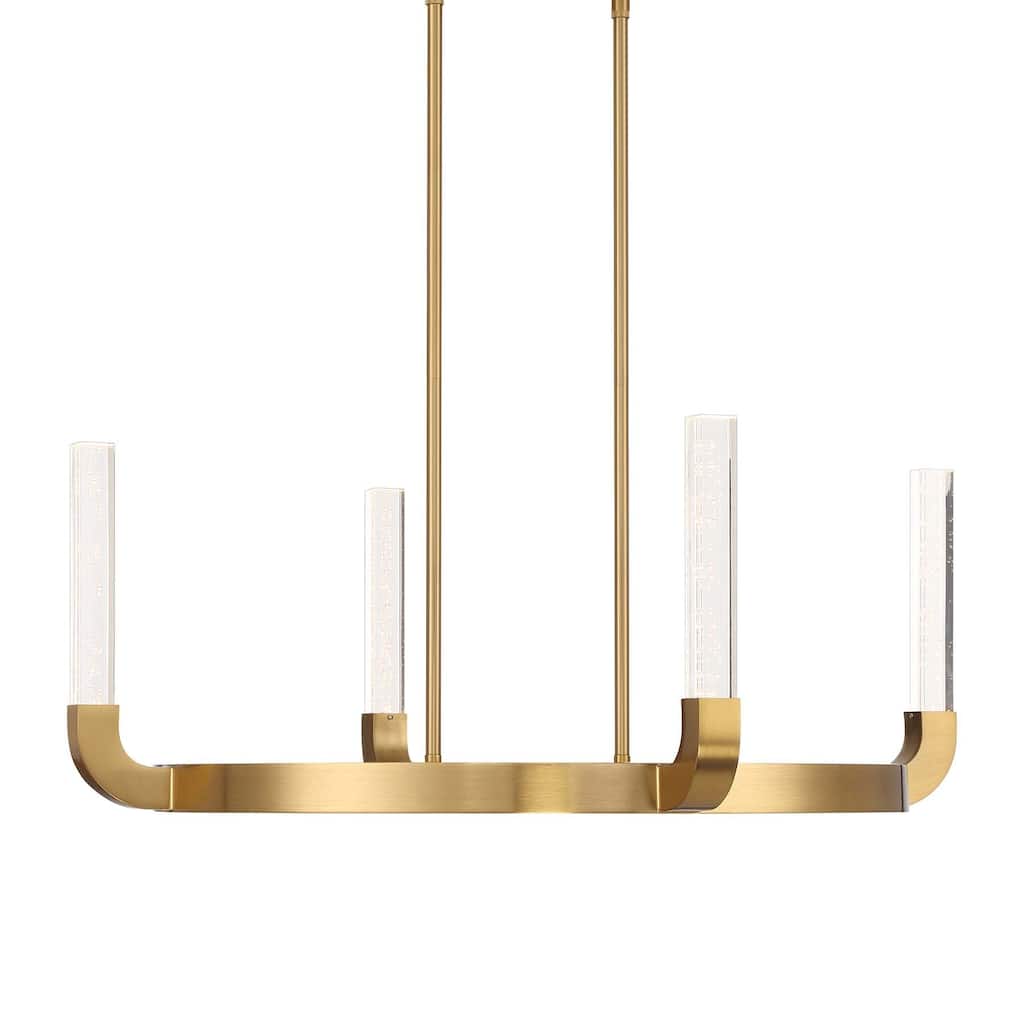 Savoy House 1-2508-4 Del Mar 4 Light 30" Wide LED Ring Chandelier