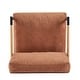 preview thumbnail 29 of 63, 27.56" Modern Accent Chair with Plush Cushions, Metal Frame, and Wooden Armrest Design -for Living Room, Bedroom