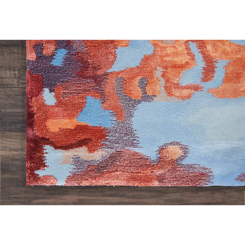 Nourison Hand-tufted Prismatic Modern Abstract Area Rug