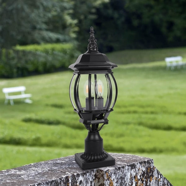 Outdoor 1 3 Light Post Lantern with Pier Mount Base Pack 1 or 2 On Sale Bed Bath Beyond 35542729