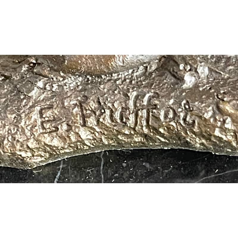 Golden Retriever Show Trial Bronze Marble Base Imitative Dog Statue Deco Breeder Trainer