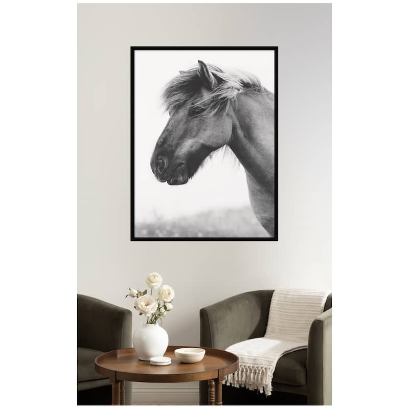 Kate and Laurel AA Indomitable by Alicia Abla Framed Wall Art Print