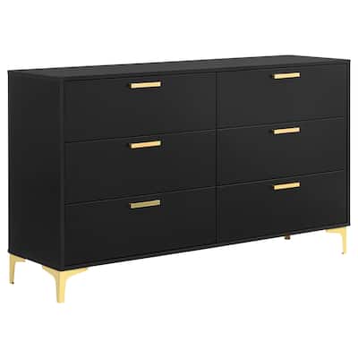 Kendall Modern Classic Wood 6-drawer Dresser