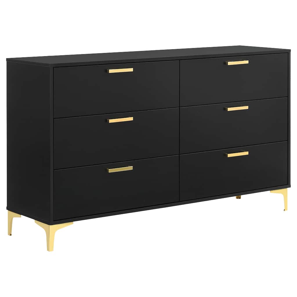 Kendall Modern Classic Wood 6-drawer Dresser