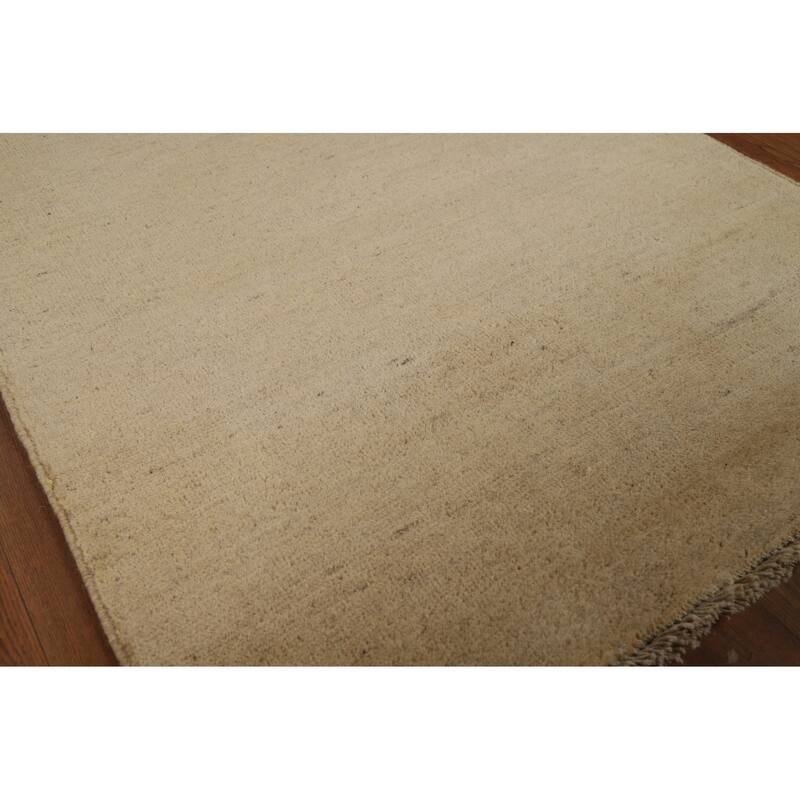 Gabbeh Modern Foyer Rug Oriental Handmade Wool Carpet - 2'9"x 4'0"