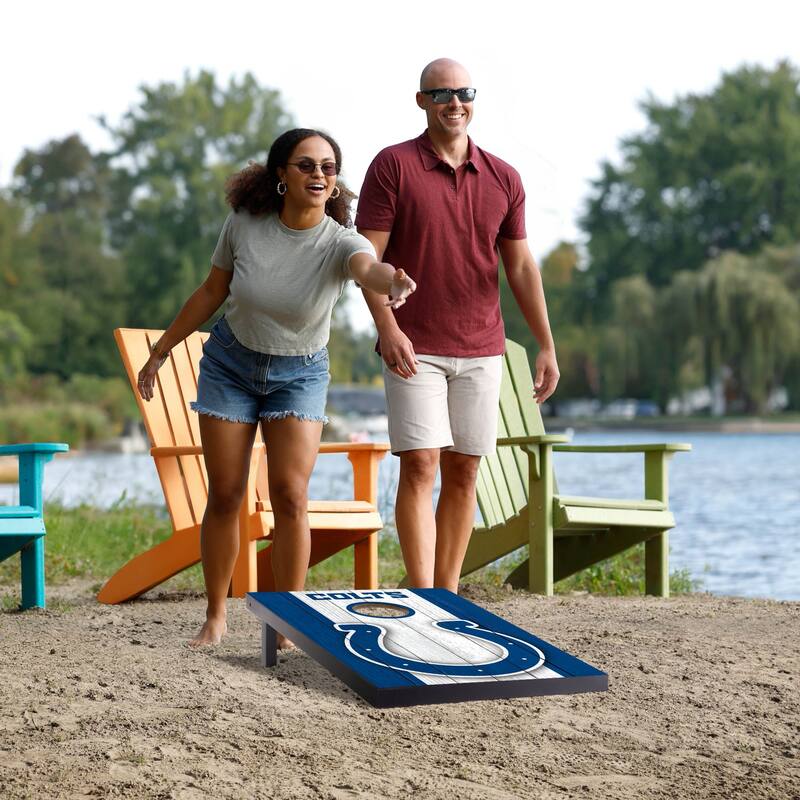 Indianapolis Colts NFL Compact 2x3 Tailgate Cornhole Board Set