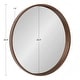 preview thumbnail 28 of 97, Kate and Laurel Travis Round Wood Accent Wall Mirror