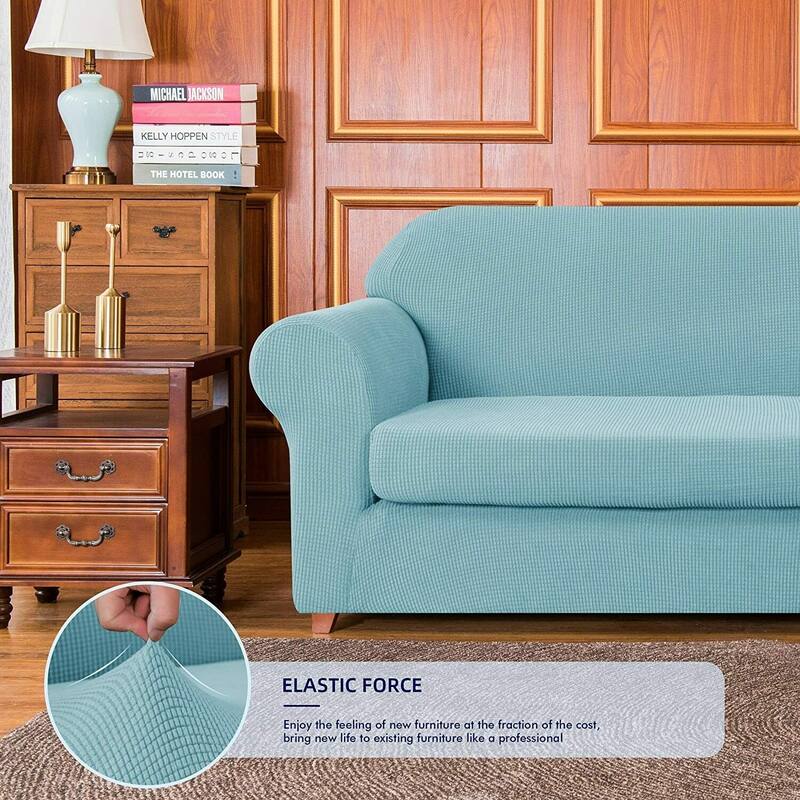 Subrtex 2 Piece Armchair Slipcover Stretch Spandex Furniture Protector
