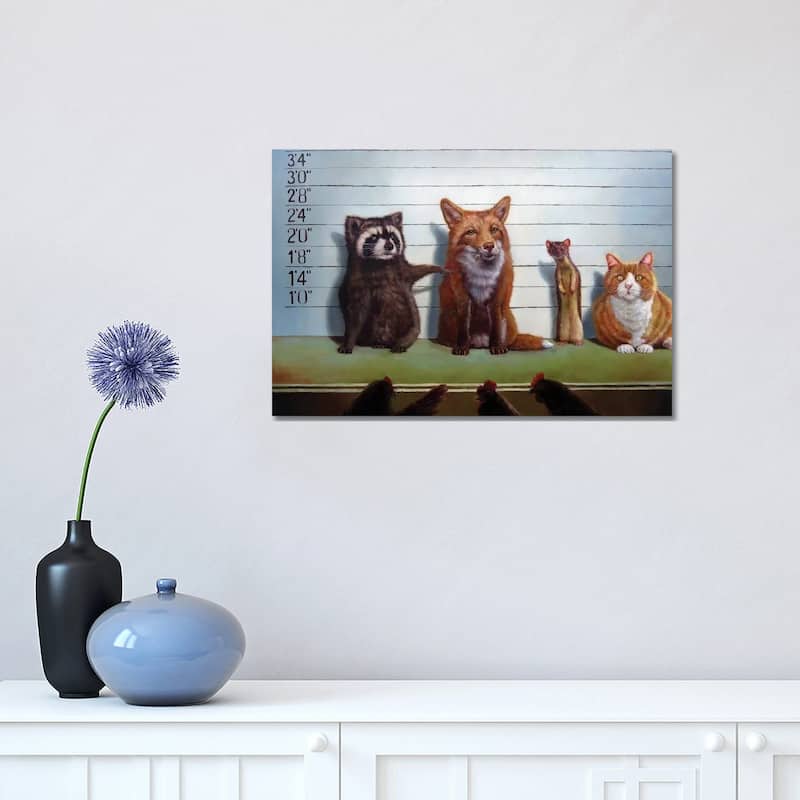iCanvas "Usual Suspects" by Lucia Heffernan Canvas Print - 12x18x1.5