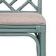 preview thumbnail 43 of 67, Natural Rattan Handmade Chippendale Cushioned Bar Stool by East at Main