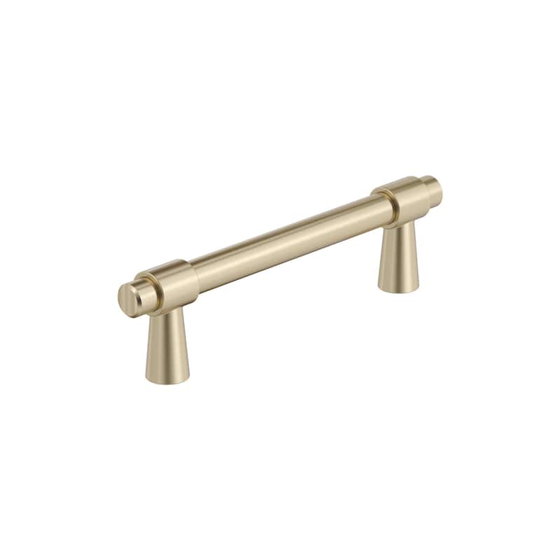 Amerock Destine Cabinet or Furniture Pull - 3-3/4 in (96 mm) Center-to-Center - Golden Champagne