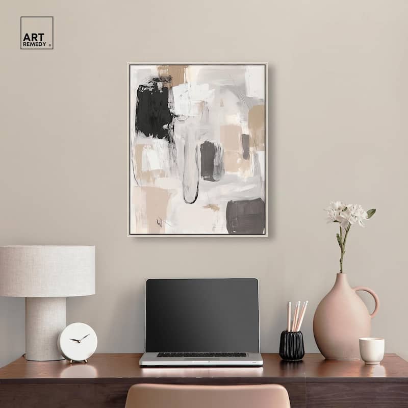 Beauty of Beige I Canvas by Art Remedy