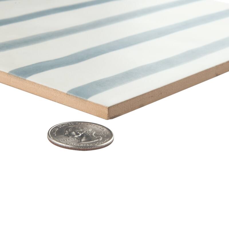 Merola Tile Berta Olas 7-7/8" x 7-7/8" Ceramic Wall Tile