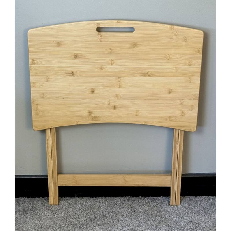 Solid Bamboo Folding Personal Table