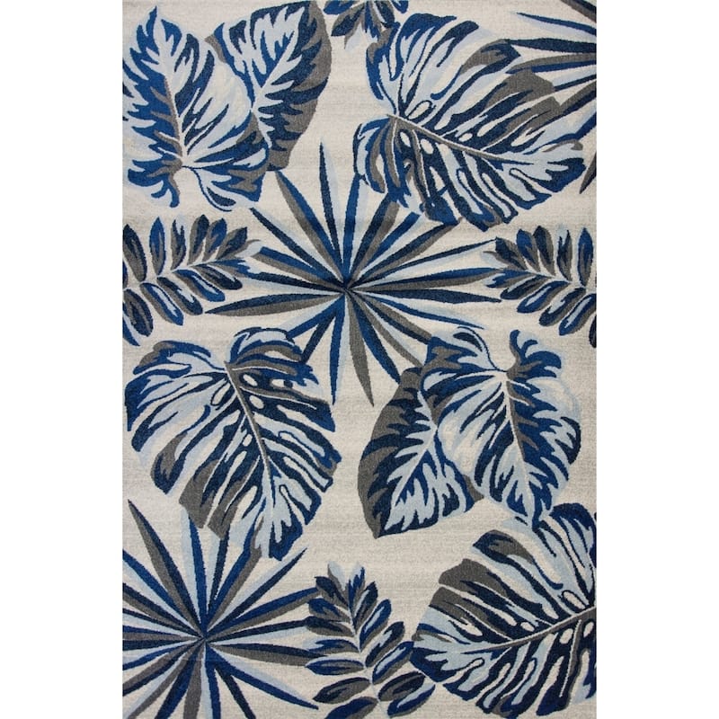 Domani Kai Tropics Area Rug - 5'3" x 7'7" - Blue