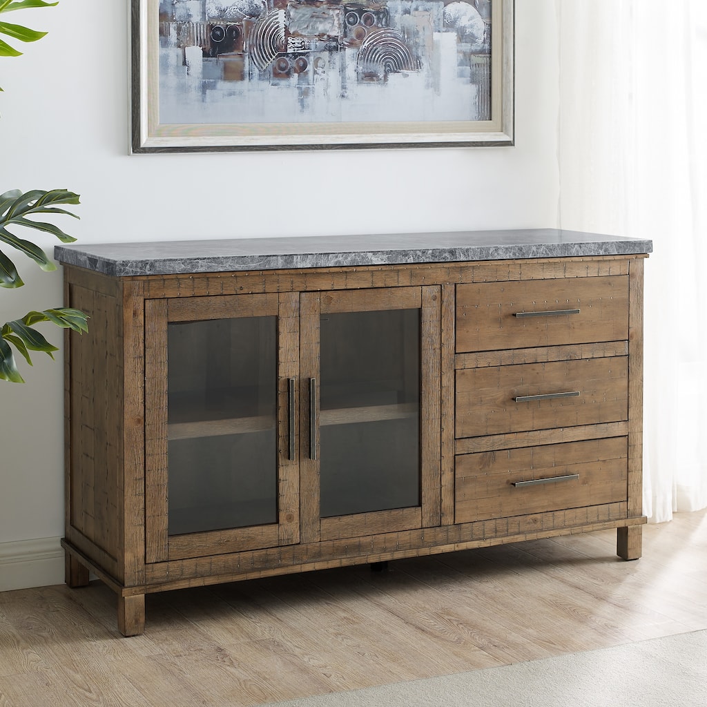 Steve Silver Marble Top Server