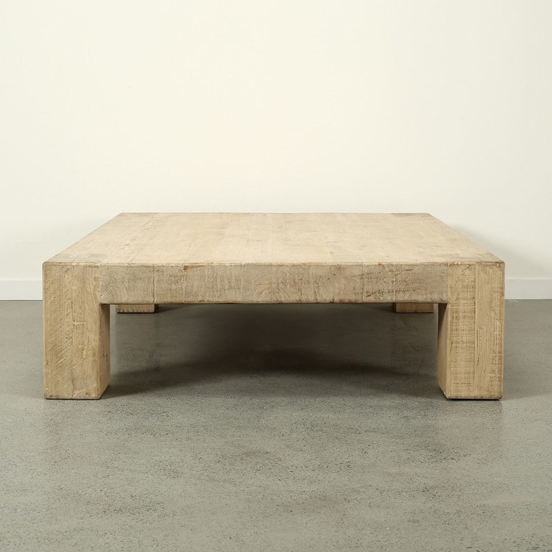 Ravello Extra Large Coffee Table 81Wx56Dx17H Weathered Natural - 16.9" H