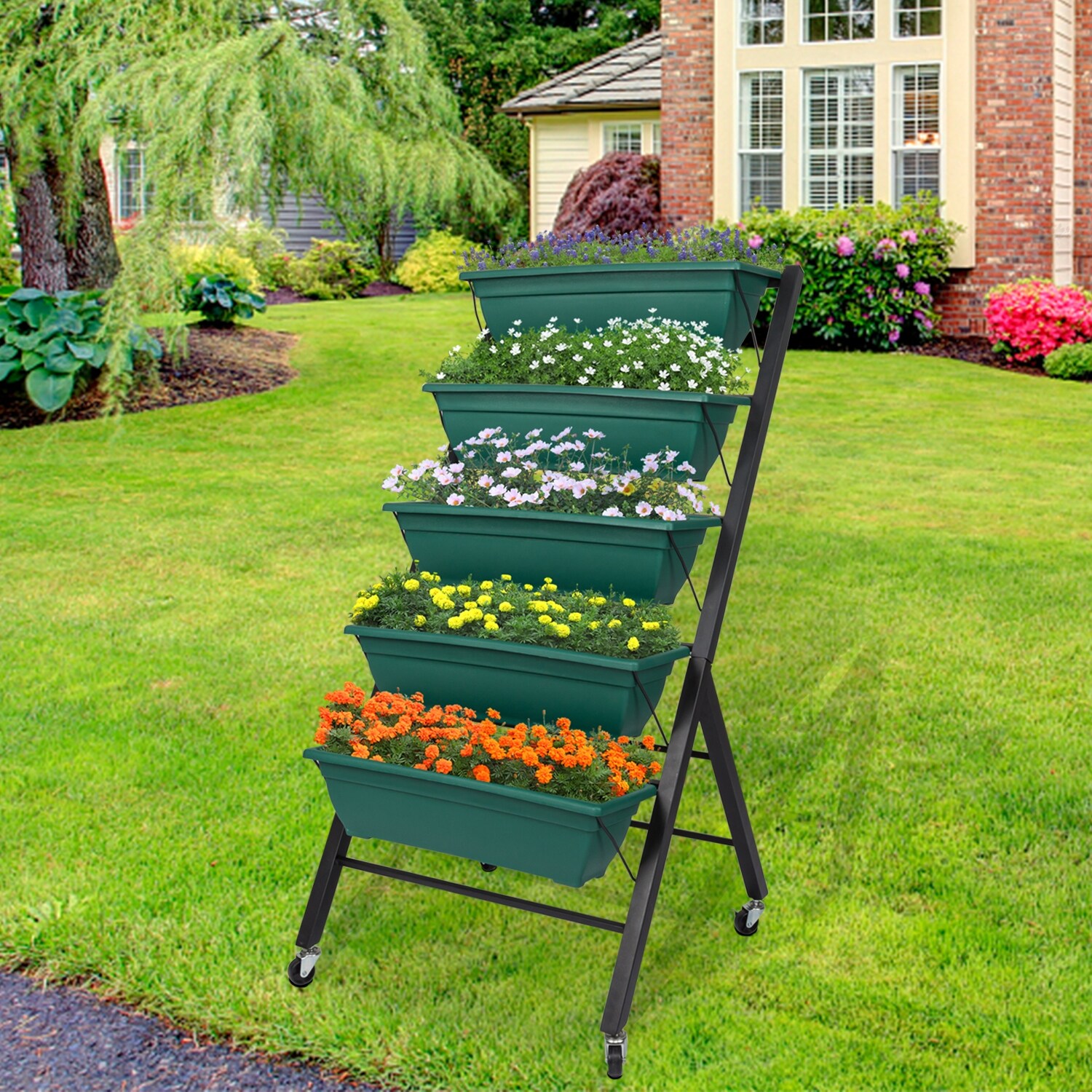 Shop Kinbor 5 Tier Vertical Raised Garden Bed Elevated