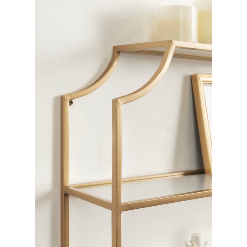 Kate and Laurel Ciel 4-tier Wall Shelf